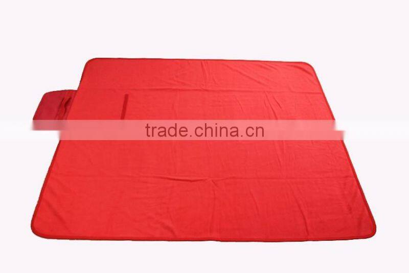 Out-of-door Fold up Picnic Rug, Camping Mat ,Travel Blanket with handle pouch