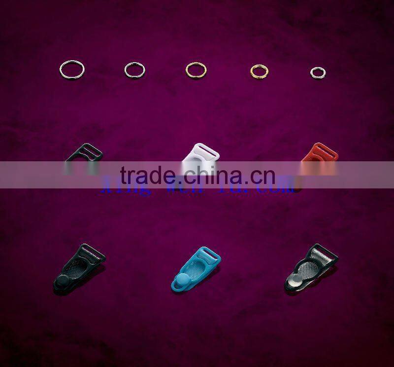 Plastic transparent suspender adjuster