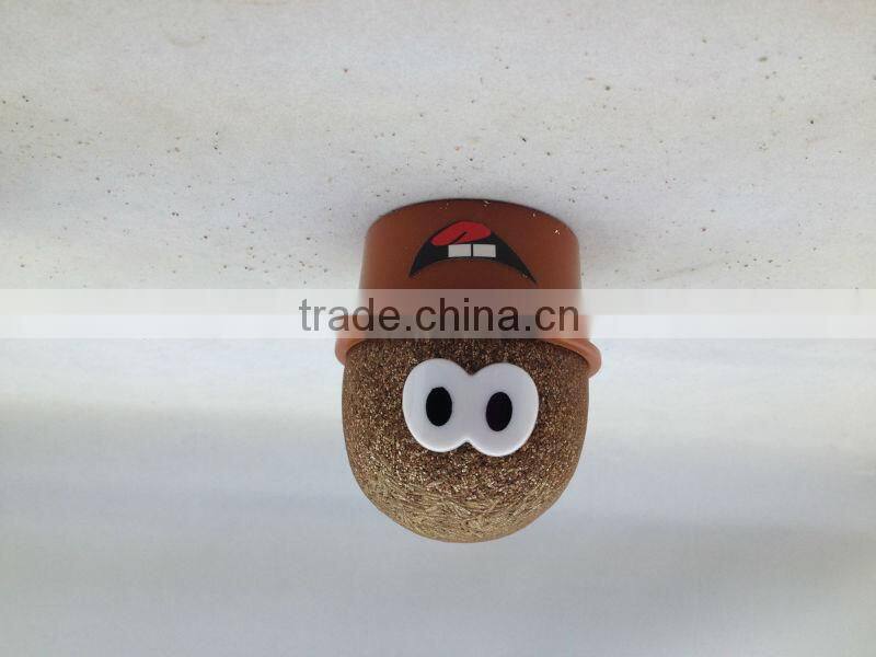 Novelty Fun Kids Plants doll grass head doll