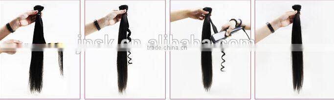 wholesale beautiful color extension hair weft made of pure brazilian human hair