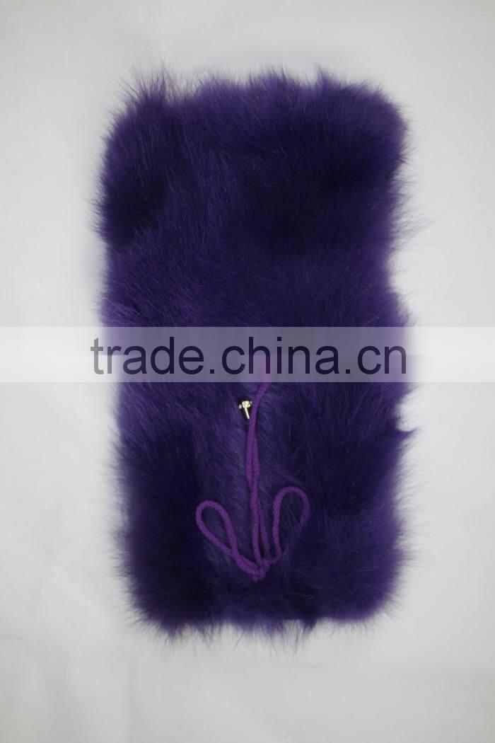 Creative Design Gorgeous Style Fox Fur Leg Warmers High Knee Fur Socks Boots Sleeves