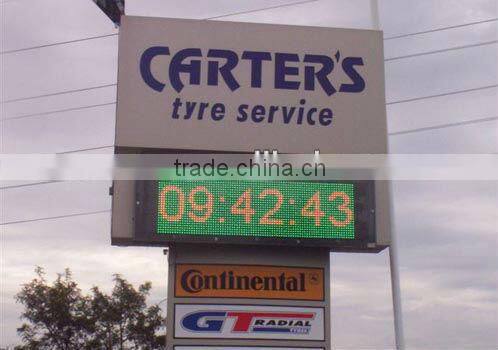 Outdoor led electronic scoreboard,led digital scoreboard/led perimeter digital clock display/Shenzhen led glow board