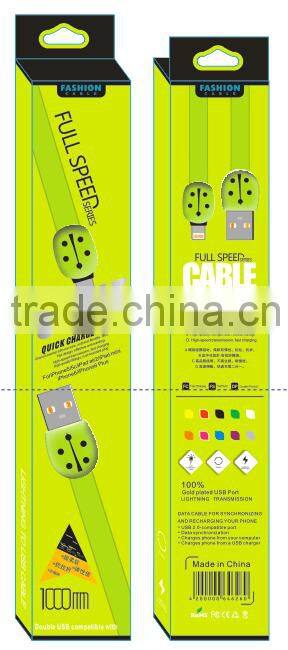 Newest Design 2 in 1 Cable USB, Double Micro USB Date Cable, Multi-function USB Charger Cable for Android and Iphone