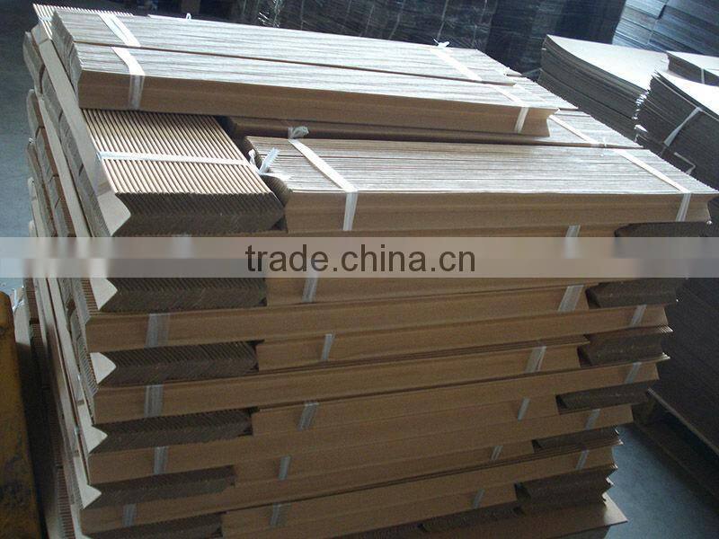 Customized recycled kraft buffer brown paper board edge protector