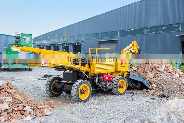 CHM550 crawler grilled slag machine in China wheel excavators