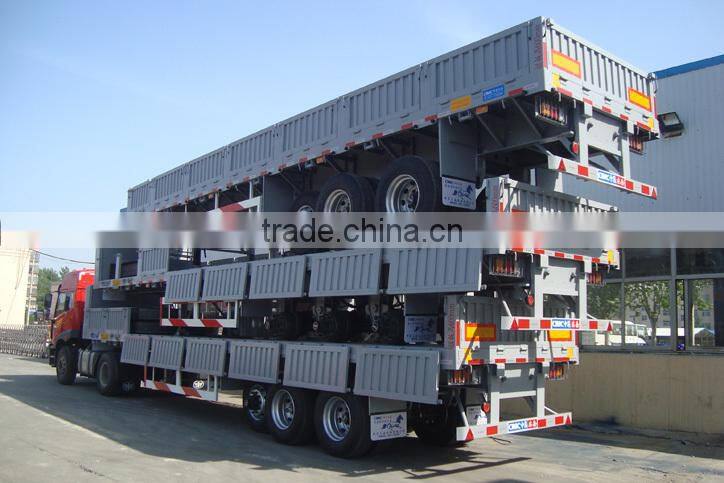 CIMC 3 Axle Livestock Transport For Pig Cattle Sheep Fence Truck Trailer