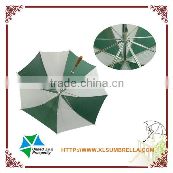 29" wooden handle double ribs golf umbrella