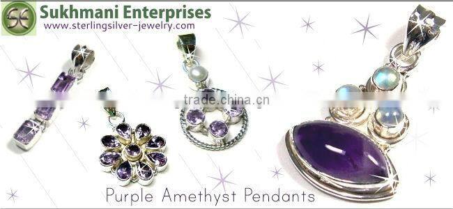 925 sterling silver lapis semi precious gemstone pendant jewelry