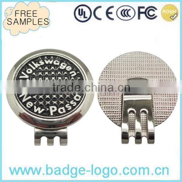 novelty classic magnet golf hat clips with ball marker