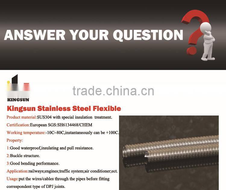 Stainless steel 304/201 flexible metal conduit