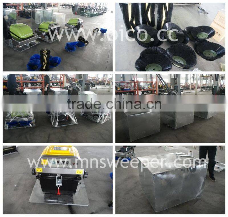 Waiting hall, hospital, factory and pavement cleaning P100A floor sweeper rotary cleaning brush