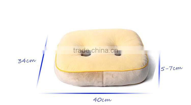 Wedge Memory foam Car Seat Cushion With Holes