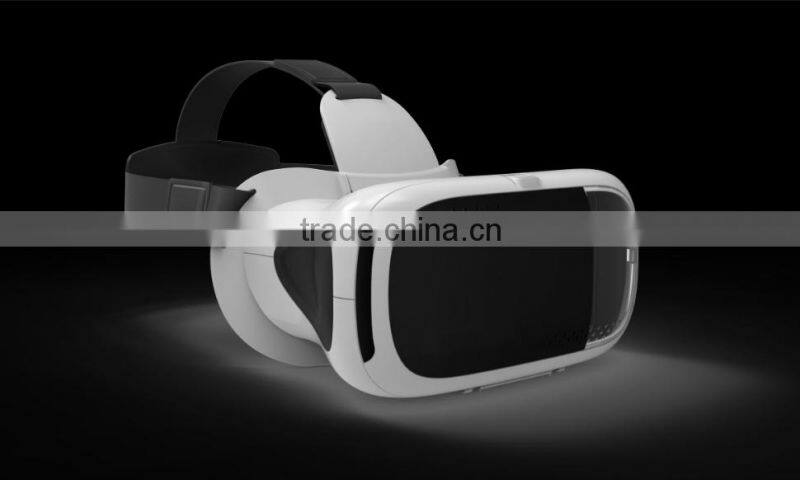 factory wholesale price the newest version 3D VR headset Virtual reality glasses , VR case ,VR BOX with touch key button