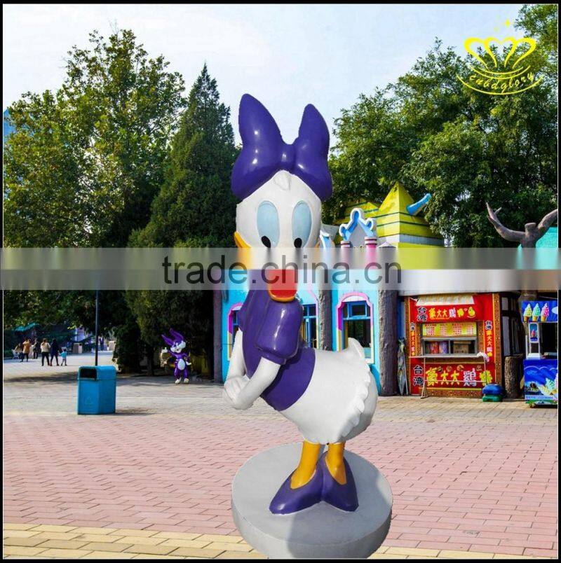 Custom outdoor landscape sculpture FRP cartoon Mitch Mini painting exhibition decorative sculpture