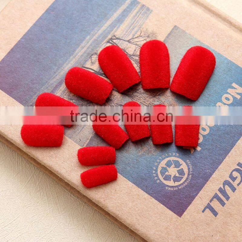 Wholesale false nails glitter powder designed artificial nails