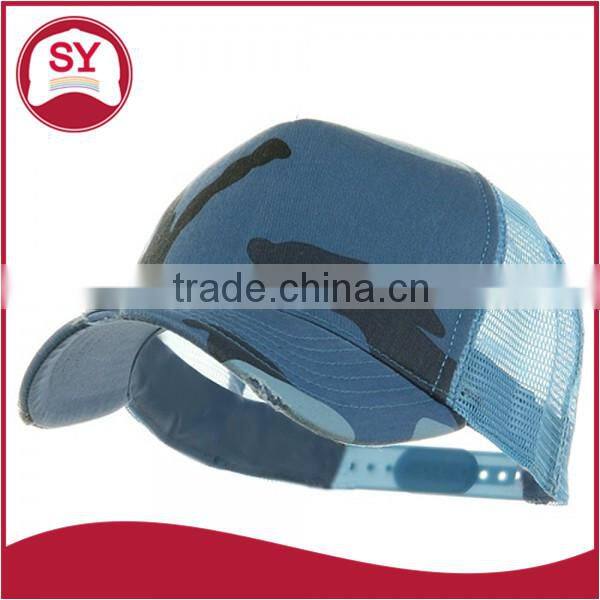 5 panel Camouflage trucker cap mesh cap