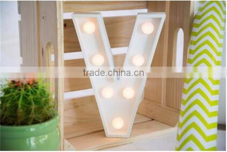 2016 new led vintage light letter,high quality led letters for wedding