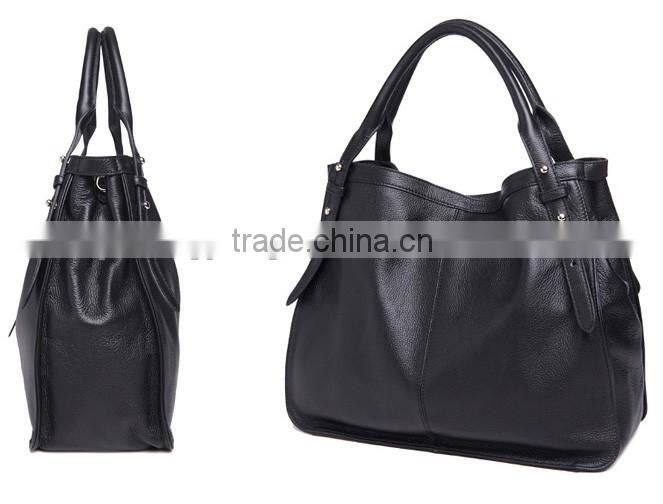 Wholesale women leather carrier bag private label handbags leisure travel book bag