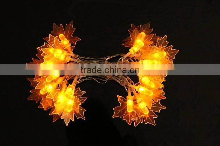 TZFEITIAN IP44 transformer warm white maple leaf string light