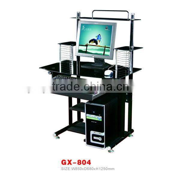 plate-type computer desk with floor board GX-801