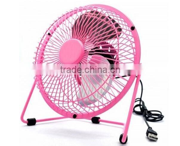 6Inch JLK metal small size decorative usb power electric table fan