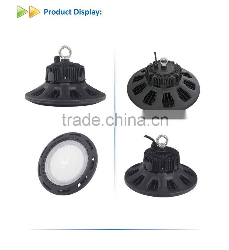 80W LED UFO Highbay with US Standard Plug and 1.5 Meter Wire