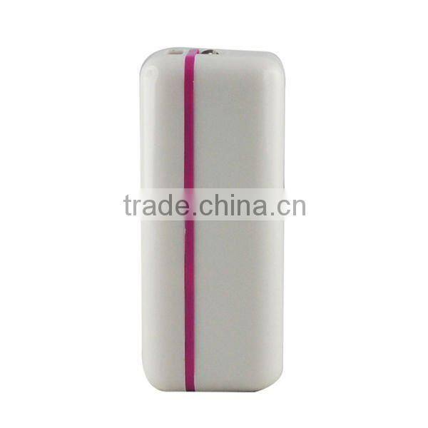 With LED ligh mobile battery 4400mAh
