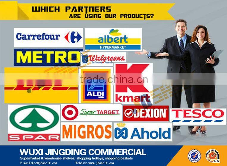 storage warehouse of department store rack