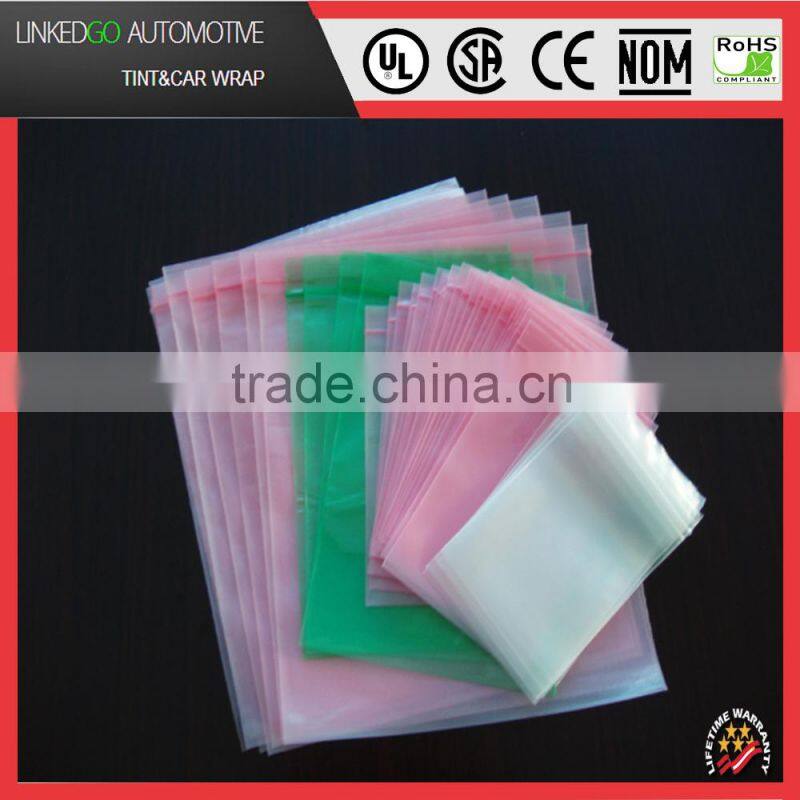 Customed electronic products antistatic esd pink pe bag