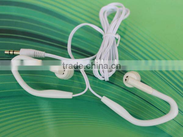 Comfortable inear sports earphone&headphone ear hook earbuds