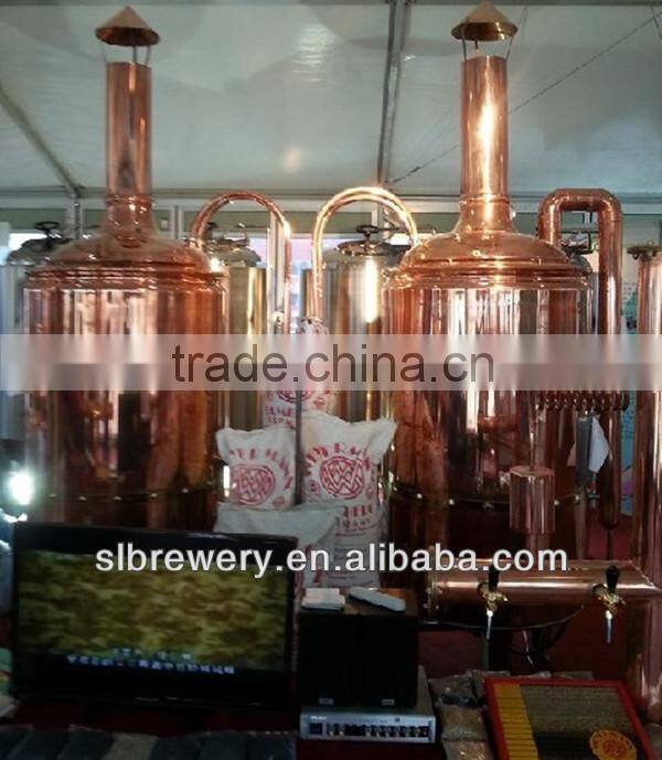 red copper 7bbl beer brewing equipment