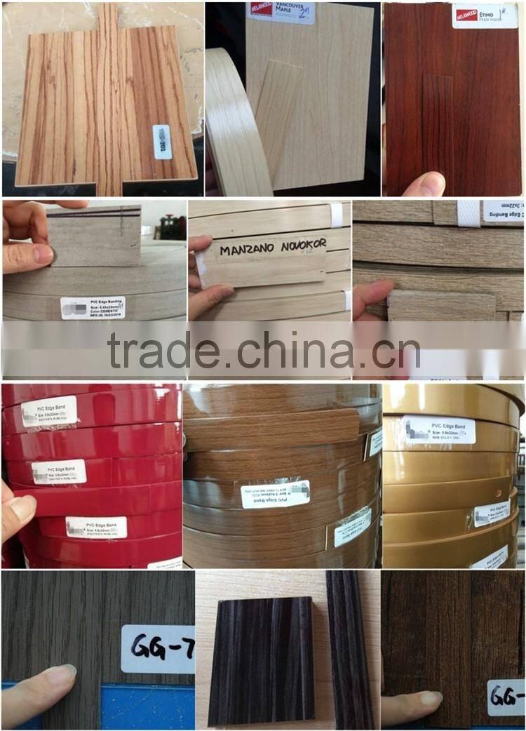 pvc edge banding,plastic edge trim,re-glued walnut edge banding