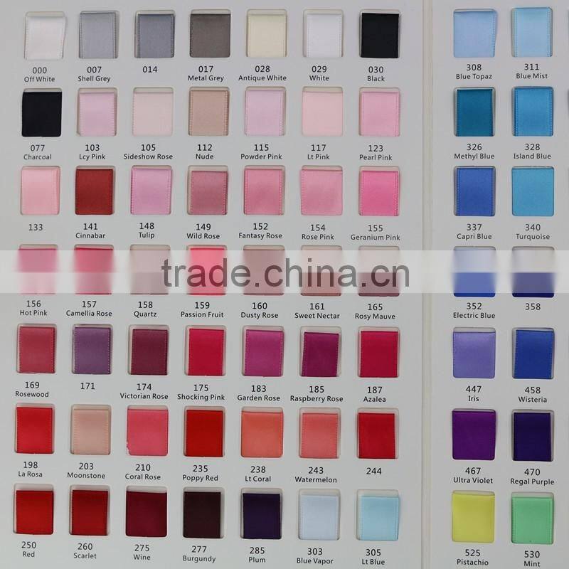 2016 Wholesale woven polyester satin ribbon, christmas satin ribbon for printed label