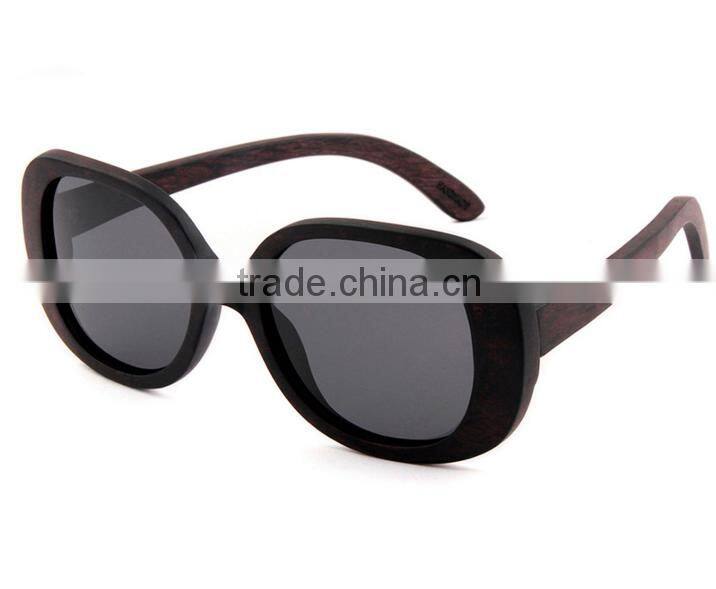 Hot selling retro full frame polarized wooden sunglasses for men and women