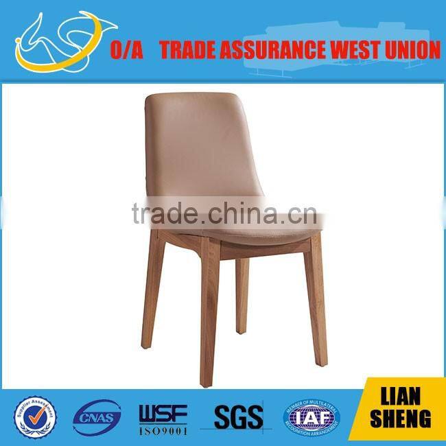 2016 newest dinning chair with PU upholstered back and seat without arms DCW9012#