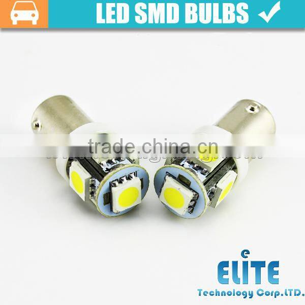 T10 W5W Ba9s 5SMD 5050 LED light reading lamp Wedge LED lamp