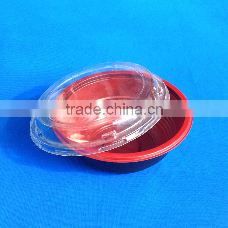 With Transparent Lid Plastic Bowl