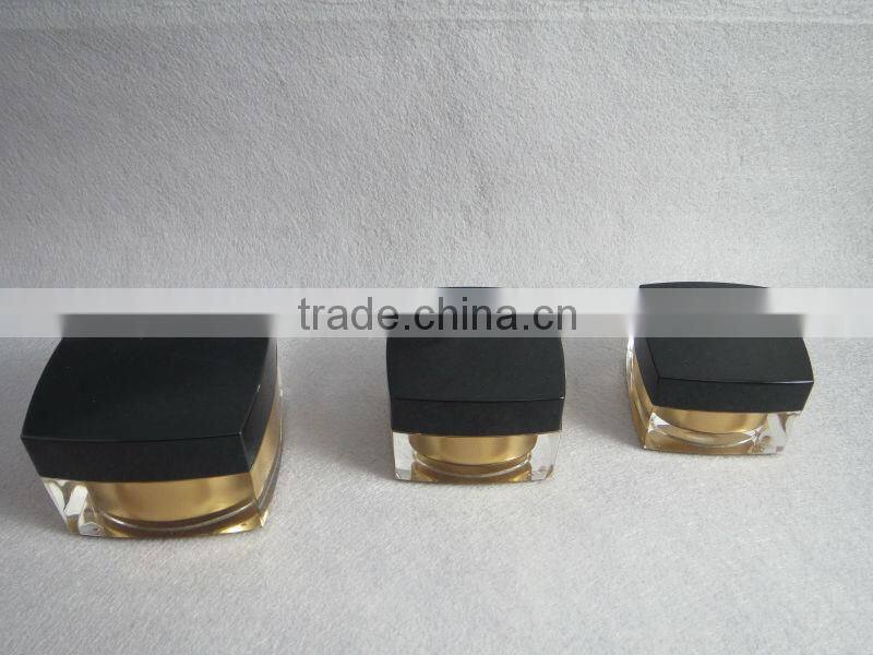 acrylics cosmetic jar with PMMA material
