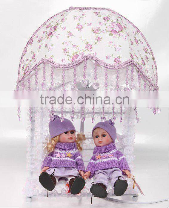 Crystal bead table lamp for Bedroom