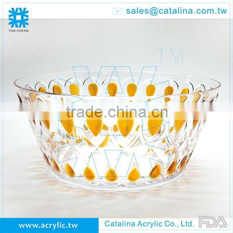 ACRYLIC AS SALAD BOWL