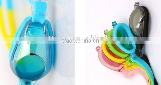 Wholesale Colorful Fashion Best Antifogging Waterproof Silicone Kids Swimming Goggle