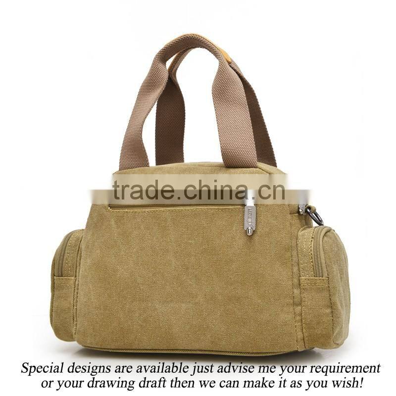 cutom made canvas shoulder bag sling bag for women 8000#