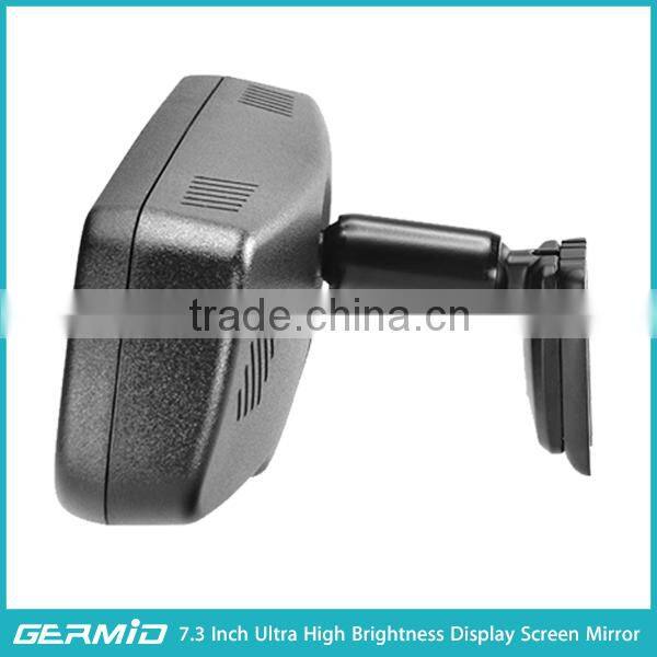 7.3 inch mirror-link rearview mirror with back-up camera display