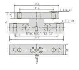 Alloy steel bridge type load cell