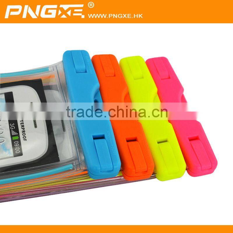 2015 New arrival hot selling mobile phone PVC waterproof bag for phone