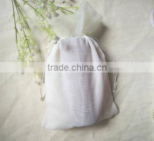 wholesale cheap fancy customized black organza bags for wedding