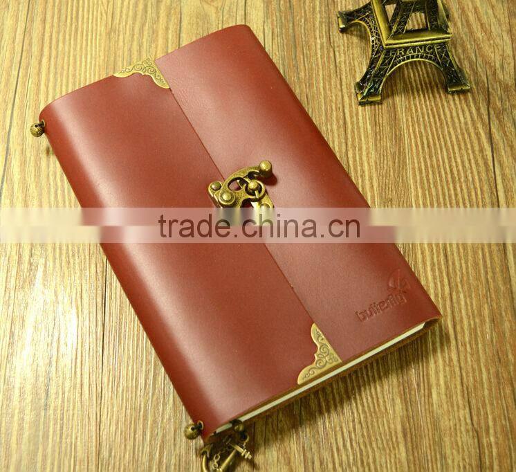 2014 new genunine leather handmade leather notebook