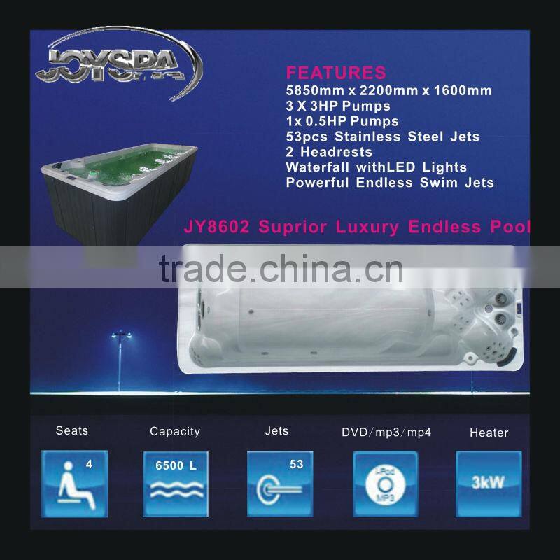 2014 JY8602 spa pool manufacture,double whirlpool bathtubs,spa swim pool