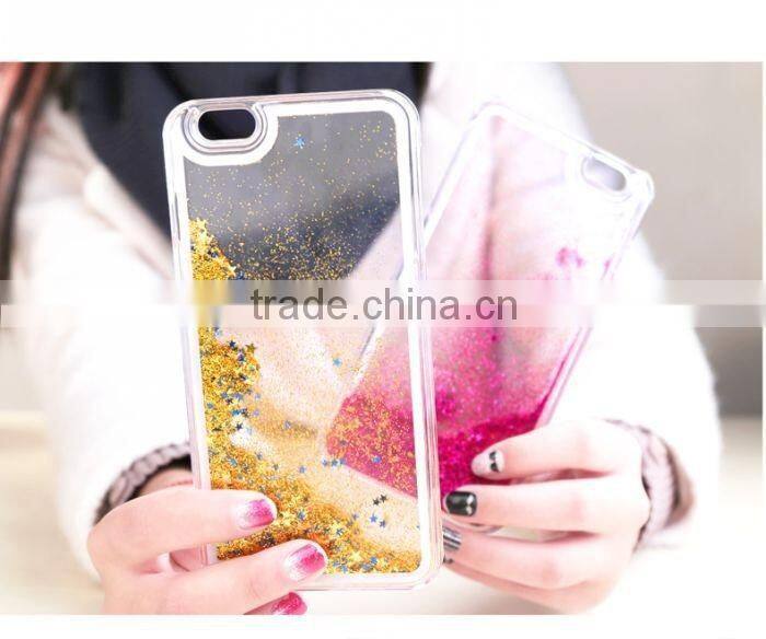 case cover for iphone 6s, cell phone case, protective case, waterproof mobile phone case, liquid glitter case cover
