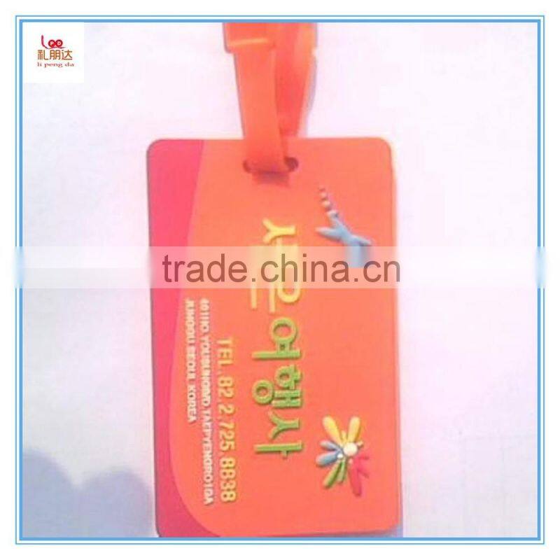 Luggage Tag For Business Promotion,Custom Silicone Bag Tag
